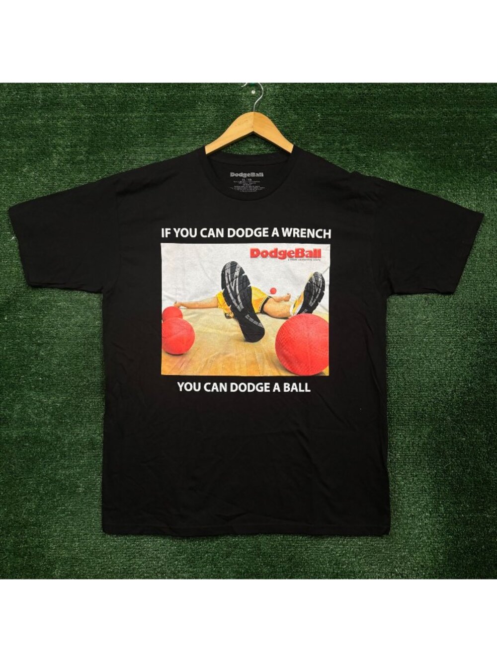 Dodgeball A True Underdog Story Movie Poster T-Shirt Size Extra Large